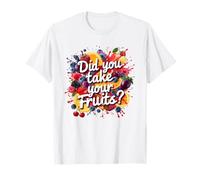 Did You Take Your Fruits Funny Lunch Lady Staff Fruit Lovers Camiseta