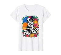Did You Take Your Fruits Funny Lunch Lady Staff Fruit Lovers Camiseta