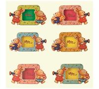 Dida - Juego de 6 portafotos de madera de mesa - Marcos/bomboneras para fotos de pequeñas dimensiones - 50 g