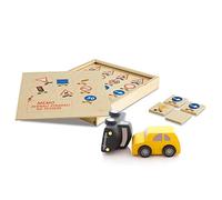 Dida - Memory Señales de Tráfico: Juego de Memoria y Asociación Montessori, Memo de Madera con 40 Cartas para Emparejar, para Niños de 3-5 Años, Juegos Educativos de Mesa