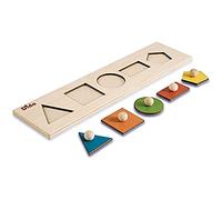 Dida - Puzzle de Formas Geométricas en Madera para Niños de 2 y 3 Años, Juegos Educativos Montessori, Encajes Iniciales, Regalo de Juguetes para el Aprendizaje y Motricidad Fina