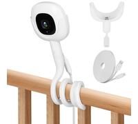 Didalo Soporte flexible compatible con monitor de bebé Nanit Pro, soporte flexible para monitor de bebé que se fija a estantes de cuna, sin herramientas ni daños en la pared (cámara no incluida)