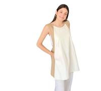 Didart Handmade Uniforme limpieza mujer,Bata profesora Infantil, Babis Maestra. Delantal Japonés, Delantal cruzado espalda, Bata de trabajo mujer, Uniforme Estética