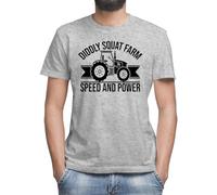 Diddly Squat Farm Speed and Power - Camiseta clásica de manga corta con cuello redondo para hombre