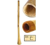 didgeridoo (de madera de teca (Altura: E aprox. 130 - 150 cm de largo con sonido linaza Clear grietas estabilidad Mundo Estimada Aborígenes Australia Percussion