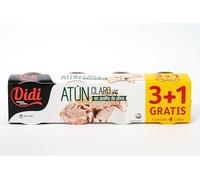 DIDI ATUN CLARO ACEITE OLIVA PAC-3 + 1 4X70GR