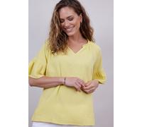 DIDI Blouse Ruby In Yellow Cream Talla: 38 | Blusas Outlet | Mujer | Blanco