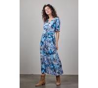 DIDI Dress Nova In Offwhite With Blue Azur Fusion Print Talla: 34 | Vestidos Maxi Outlet | Mujer | Azul