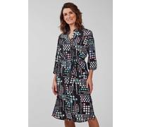 DIDI Longer Tunic Precious, 3/4 Sleeve Black With Secret Dot Prin Talla: 42 | Blusón Outlet | Mujer | Negro
