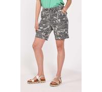 DIDI Travel Bermuda Volare Print Black And White With Structured Talla: 34 | Pantalones Cortos Outlet | Mujer | Negro