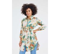 DIDI Tunic Jolie Offwhite Rising Sun Print Talla: 42 | Blusas Outlet | Mujer | Blanco