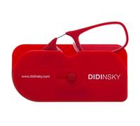 DIDINSKY DIMOMA Lunettes de Lecture Sans Branches | Pont Flexible Titane β | Verres Anti-lumière Bleue | Ultra-légères 6,7g | Étui Rétractable | 4 Couleurs, +1.0 à +3.0