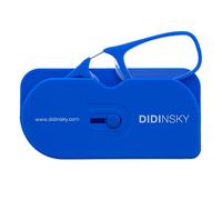 DIDINSKY DIMOMA Lunettes de Lecture Sans Branches | Pont Flexible Titane β | Verres Anti-lumière Bleue | Ultra-légères 6,7g | Étui Rétractable | 4 Couleurs, +1.0 à +3.0
