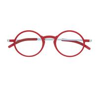 DIDINSKY Gafas de Lectura Graduadas Ultra Delgadas para Hombre y Mujer. Gafas de Presbicia muy Ligeras con Lentes con Protección Luz Azul. Cherry +2.0 - MACBA ROUND