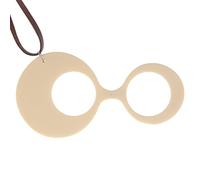 DIDINSKY Gafas o Lupa de Lectura. Colgante de Aumento con Cadena. Binóculo Plegable sin Patillas para Hombre y Mujer. Marfil +2.0 - MUSA ROUND