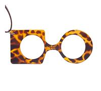 DIDINSKY Gafas o Lupa de Lectura. Colgante de Aumento con Cadena. Binóculo Plegable sin Patillas para Hombre y Mujer. Havana Brown +2.0 - MUSA SQUARE