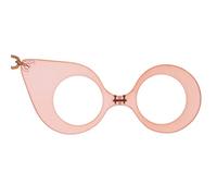 DIDINSKY Gafas o Lupa de Lectura. Colgante de Aumento con Cadena. Binóculo Plegable sin Patillas para Hombre y Mujer. Pink +2.0 - MUSA BUTTERFLY