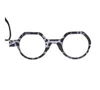 DIDINSKY Gafas o Lupa de Lectura. Colgante de Aumento con Cadena. Binóculo sin Patillas para Hombre y Mujer. Havana Black +2.0 - MOCO ROUND