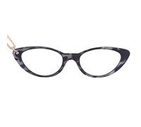 DIDINSKY Gafas o Lupa de Lectura. Colgante de Aumento con Cadena. Binóculo sin Patillas para Hombre y Mujer. Havana Black +2.0 - MOCO BUTTERFLY