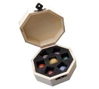 Didiseaon 1 Juego bola de cristal joya home decor decoración de la mesa del hogar decoración de fiesta decoraciones de piedra de cristal pequeña decoración de piedra portátil artesanía