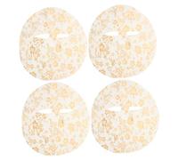 Didiseaon 1 Juego Facial Liofilizada Tinte Nocturna Máscara Limpiador De Biocolágeno Piel Portatil Fibras Vegetales Golden 10 Piezas