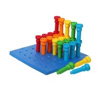 Didiseaon 1 Juego Juguete Educativo Montessori de Tablero de para Desarrollo de Habilidades y Clasificación con para Creatividad y Coordinación Manual