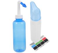 Didiseaon 1 Juego Lavado nasal irrigación nasal herramienta de lavado de enjuague sinusal botella de limpiador de enjuague lavadora nasal limpio nariz Suministros auxiliares detergente