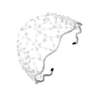 Didiseaon 1 Pieza De Redecilla Para El Pelo Accesorio Para El Cuidado Personal Diadema Con De Imitación Para Boda Tocado De Novia Accesorio Para El Pelo De Novia Diadema
