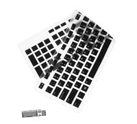 Didiseaon 1 Pieza Protector de Teclado Compatible con DELL Funda Antipolvo y Resistente al Agua Color Negro Semi Transparente