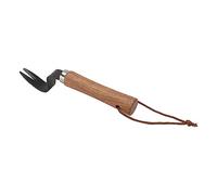 Didiseaon 1 pieza Removedor de Malezas Manual de Hierro con Mango de Madera Herramienta de Jardín Ergonométrica para Quitar Hierbas Extractor de Malezas Resistente y Práctico para