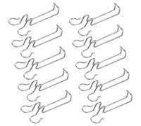 Didiseaon 10 Abrazaderas De Cable Para Paneles Solares Fotovoltaicos De Acero Inoxidable Color Plateado