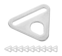 Didiseaon 10 Hebillas de Acero Inoxidable para Tensor de Cuerda de Tienda de Campaña Ajustador de Línea de 25 MM Repuesto Resistente para Toldos y Equipos de Camping al Aire Libre