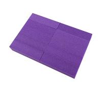 Didiseaon 10 Limas de Uñas de Esponja Púrpura 4 Caras para Lijado y Pulido, Bloque para Manicura Profesional y Uso en Salón de Uñas, 120 Grit