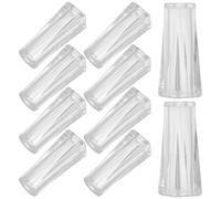 Didiseaon 10 Perillas de Cordón Transparentes para Persianas, Accesorio de Peso Ajustable para Cortinas, Piezas de Repuesto para Ventana, Tirador de Persiana para Hogar y Decoración