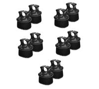Didiseaon 10 Piezas Cepillo De Pelo De Anillo Roto Cepillo De Barba De Nudillo Cepillo De Barba Pequeño Cepillo De Limpieza Del Cabello Cepillo De Bigote Para Hombres Cepillo De Barba De
