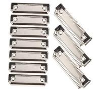 Didiseaon 10 Piezas Clip De Portapapeles Montable Clip De Tablero De Planificador Clips De Portapapeles De Trabajo Clip Del Portapapeles Del Maestro Oficina Tartán Metal Clip De Tablero Duro