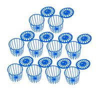 Didiseaon 10 Piezas Comedero Colgante para Jaula de Periquitos Soporte para Frutas y Verduras Alimentador Práctico para Loros y Aves Pequeñas