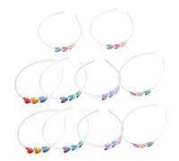 Didiseaon 10 Piezas Diadema de San Valentin bopper cabeza de corazón sombreros de corazón hair topper accesorios para el cabello de san valentin dia de san valentin abdominales