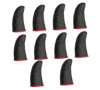 Didiseaon 10 Piezas Fundas de Dedo Antisudor para Mangas Finas y Elásticas Protección Transpirable para Dedos Compatible con Pantallas Táctiles