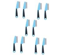 Didiseaon 10 Piezas peine de finos de acero inoxidable Peine de piezas Peine para acabados perfectos peine para el cuero cabelludo peine con pico de metal mascota removedor de caspa