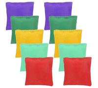 Didiseaon 10 Piezas Unidades Sacos Pequeños de Nylon para Lanzar Interactivo Exterior para Coordinación Mano-Ojo y Actividades Familiares al Aire