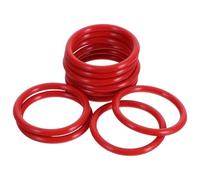 Didiseaon 10 Unidades Anillo de Sello de Silicona Rojo Resistente al Calor para Cafetera Espresso Amplia Compatibilidad, Repuesto Adecuado para Máquina de Café Doméstica y Profesional