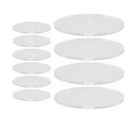 Didiseaon 10 Unidades Llavero Mini CD de Vinilo de Plástico, Decoración Versátil y Ligera para Fiestas y Bolso, Accesorio Retro para Amantes Música