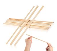 Didiseaon 10 Unidades Tira de Moldura de Madera para Ventana de 6 Mm X 30 Cm, Fácil de Usar y Resistente a Deformaciones, Adecuado para Decoración Interior y Comedor