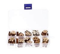 Didiseaon 100 Botones de Costura de Madera Formas Variadas para Manualidades y Decoración de Ropa de en Proyectos DIY Estilo Aleatorio