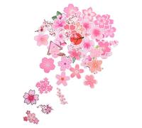 Didiseaon 100 Pegatinas De Flor De Cerezo: Calcomanías De Flores Rosas para Funda De Celular, Equipaje, Portátil, Botella De Agua, Diario, Scrapbooking, Decoración