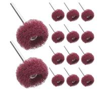 Didiseaon 100 piezas Cepillo Eléctrico de Nylon para Pulir Accesorio de Lijado Rotatorio con Vástago de Rueda Abrasiva Fina para Eliminación de Óxido y Pulido Metal Madera y Sintéticos