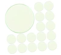Didiseaon 100 Piezas Fichas de Transparentes Marcadores para Bingo y Contadores Fichas de Plástico para Mesa y Aprendizaje Matemático