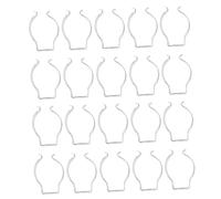 Didiseaon 100 piezas Soporte para Tubos de Luz LED de Sujetadores de Clips Acero Manganeso Fáciles de Instalar para Luz Fluorescente y Tubo LED para Uso Interior y Exterior