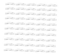 Didiseaon 100piezas Abrazadera Rectangular De Pinzas Pelo De Accesorios Para Diy De Bricolaje Por Para Manualidades y Crafts